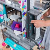 Barbiehus Bianca stadsliv ett dockhus med möbler