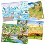 Create your ZOO pysselbok med 345 stickers