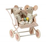 Stroller baby mus rosa