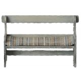 Kökssoffa Bänk med dyna av trä miniatyr mus