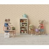 Knapp Bord och pall möss Miniatyr