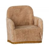 Fåtölj till dockhus Puderrosa