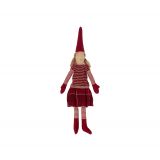 Mini Pixy Tomte flicka röd