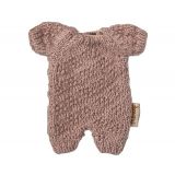 Micro stickad dräkt Syrenrosa