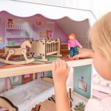 Dockhus till Barbie, Charlotte inkl möbler