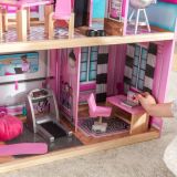 Dockhus Barbiehus Shimmer mansion med möbler