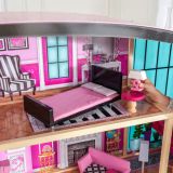 Dockhus Barbiehus Shimmer mansion med möbler