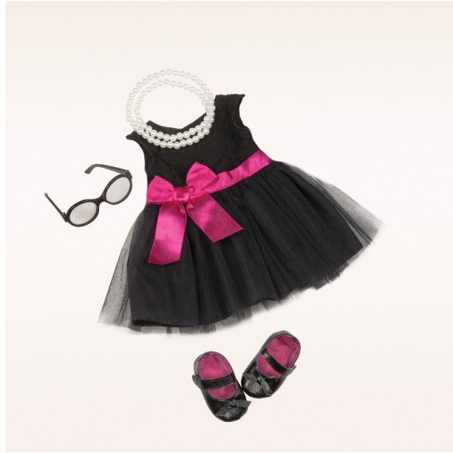 Dockkläder It is Pearl - Lific svart klänning