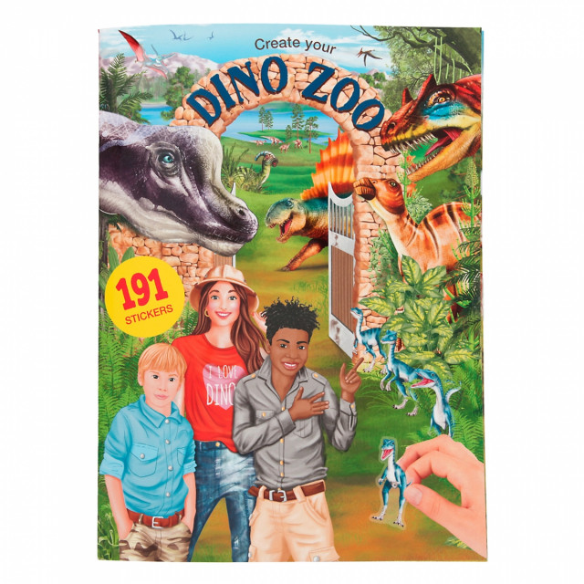 Dino World Zoo pysselbok