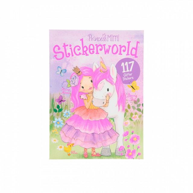 Stickerworld bok Prinsessan Mimi liten glitter