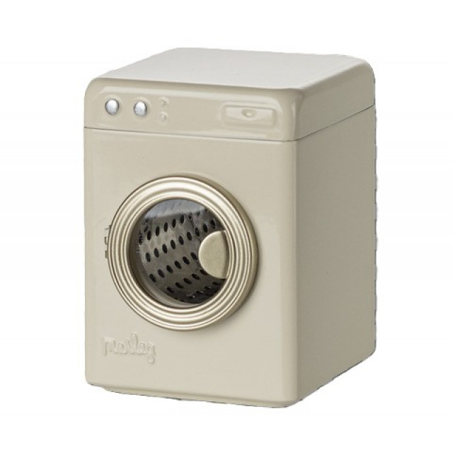 Tvättmaskin miniatyr mus offwhite