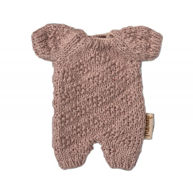 Micro stickad dräkt Syrenrosa